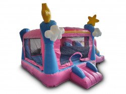 Girl202 1668562738 Mini Enchanted Bounce House With Slide